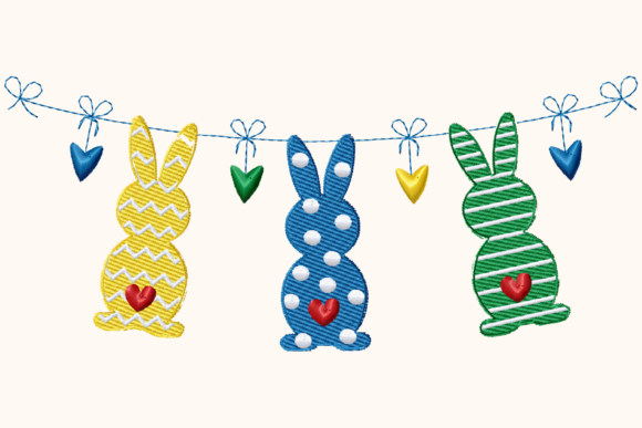 Easter Garland Bunnies Review