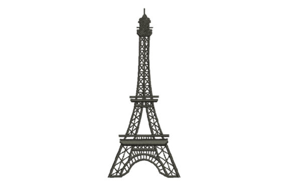 Eiffel Tower Embroidery: A Chic Parisian Touch for Handmade Gifts
