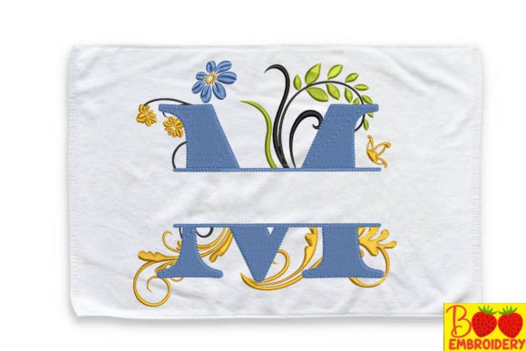 Floral Letter M: A Holiday Embroidery Review