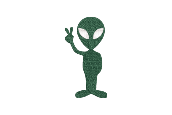 Green Alien: A Festive Review for Holiday Embroidery