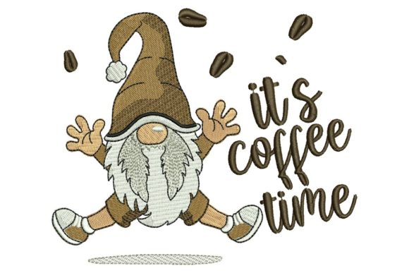 It’s Coffee Time Gnome: A Holiday Embroidery Review
