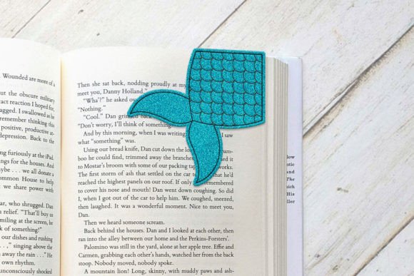 Mermaid Corner Bookmark ITH Applique Review