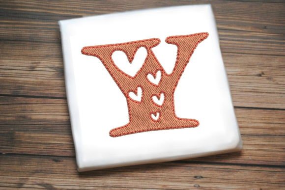 Review: Alphabet Letter Y Multi Heart Design