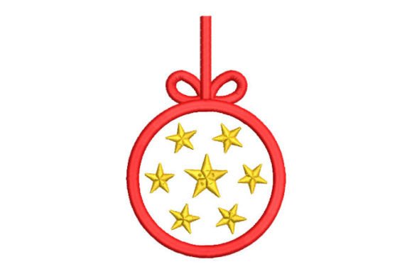 Review: Christmas Ball with Stars Embroidery