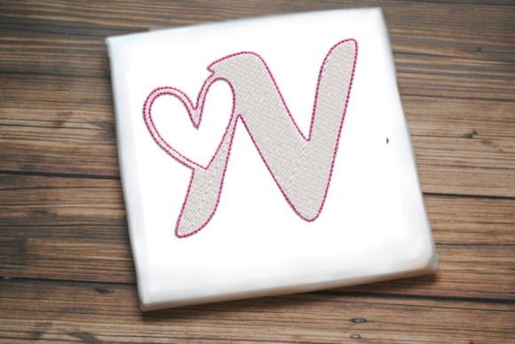 Review: Letter N with Beautiful Heart for Branding