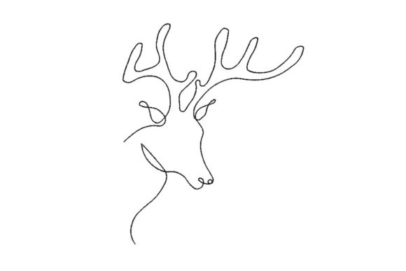 Reviewing Deer a Head with Horns for Etsy Shops