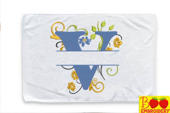 Reviewing Floral Letter V for Small Business Merch