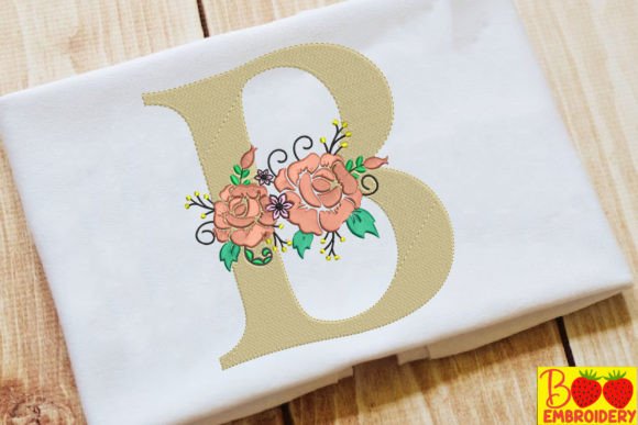 Reviewing Letter B and Flower for Personalized Gifts