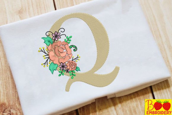 Reviewing Letter Q and Flower for Brand Merch